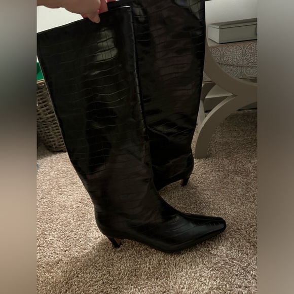 High Boots Ladies Slip On European Style - Picture 6 of 10